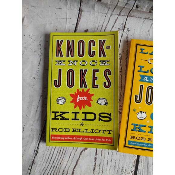 laugh out loud kids joke book Lot Of 3 Animal, Knock Knock Jokes Rob Elliott - Picture 2 of 10